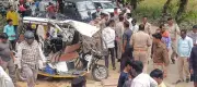 Pilibhit Road Accident: 2 Killed, 7 Injured as Car Rams E-Rickshaw