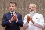 PM Modi and French President Macron Hold Talks on West Asia Situation