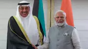PM Modi Stresses Safe Hormuz Navigation in Talks with Kuwait Crown Prince