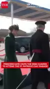 Princess Kate Honors Irish Guards in Green for Saint Patrick's Day Tradition