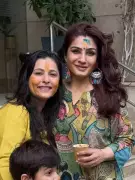 Raveena Tandon Celebrates Holi with Family, Animals, and Dhol Dance