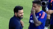 Rohit Sharma's Chat with Suryakumar Yadav Steals Spotlight Before IND vs ENG T20 World Cup Semi-Final