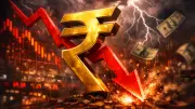Rupee Plunges Past 91 Mark Against Dollar Amid Middle East Tensions