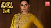 Sania Mirza Stuns in Mustard Anarkali, Blending Hyderabadi Royalty with Modern Elegance