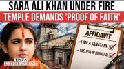 Sara Ali Khan Faces Temple Entry Row: Asked to Prove Faith for Kedarnath Visit