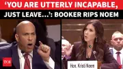 Senator Cory Booker Slams Homeland Security Secretary Kristi Noem as 'Incompetent'