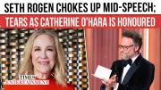 Seth Rogen Fights Tears in Emotional Tribute to Catherine O'Hara at Actor Awards