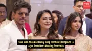 Shah Rukh, Gauri, Suhana Khan's Coordinated Fashion Steals Spotlight at Arjun Tendulkar Wedding