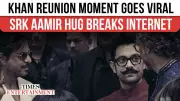 Shah Rukh Khan and Aamir Khan's Hug at Arjun Tendulkar Wedding Ignites Fan Frenzy