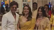Shah Rukh Khan Family Attends Arjun Tendulkar's Wedding in Mumbai
