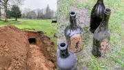 Sinkhole Uncovers 120-Year-Old Wine Cellar Beneath Manchester Golf Course