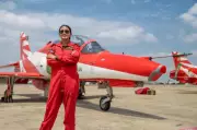 Suryakiran Aerobatic Team's Chandigarh Show Features Local Heroes in the Sky