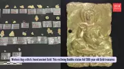 Thailand Construction Crew Unearths 1,300-Year-Old Gold Treasures Beneath Buddha Statue