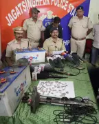 Three Temple Thefts in Jagatsinghpur: Police Arrest Accused, Recover Stolen Items