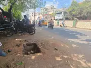 Trichy Residents Fume Over Open Telecom Pits, Cite Safety and Parking Woes