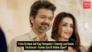 Trisha Krishnan and Vijay Thalapathy Spark Dating Rumors with Coordinated Ethnic Fashion