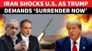 Trump Demands 'Unconditional Surrender' from Iran, Rejects Any Deal Amid War