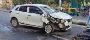 Two Injured in Ahmedabad Car Crash; Driver Allegedly Drunk