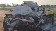 Two Youths Killed, Three Injured in Tragic SUV-Tractor Collision on Hisar-Delhi Highway