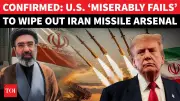 US Intelligence Reveals Iran's Missile Arsenal Mostly Intact, Contradicting Trump Claims