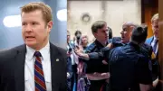 US Senator Tim Sheehy Assists Police in Removing Anti-War Protester at Senate Hearing