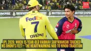 Vaibhav Suryavanshi's Touching Tribute to MS Dhoni Goes Viral in IPL 2025