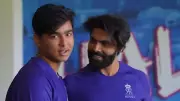 Young Cricketer Vaibhav Suryavanshi Meets Ravindra Jadeja in Rajasthan Royals Camp