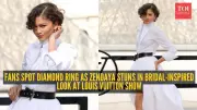 Zendaya Sparks Wedding Rumors with Bridal-Inspired Look at Paris Fashion Week