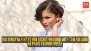 Zendaya's Paris Fashion Week Ring Sparks Secret Wedding Rumors with Tom Holland