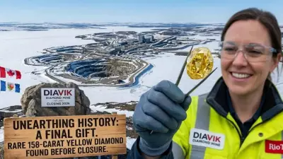 158.20-Carat Yellow Diamond Found at Diavik Mine in Canada