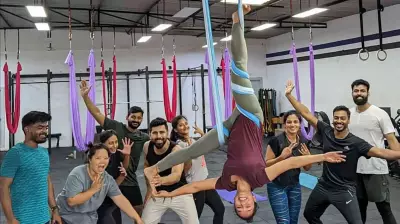 Aerial Yoga Soars in Hyderabad: From Back Pain Relief to Community Building