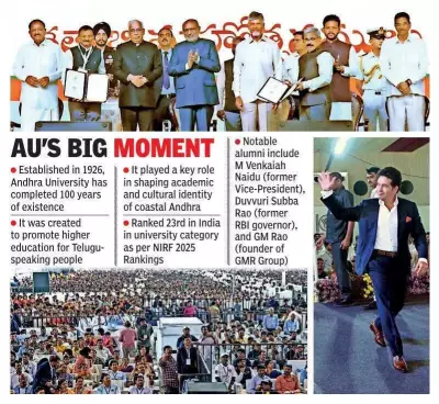Andhra CM Naidu Announces Rs 500 Crore Grant for Andhra University