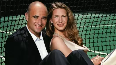 Andre Agassi Wins Fourth Straight Pickleball Slam, Shares Rare Moment with Steffi Graf