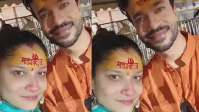 Ankita Lokhande and Vicky Jain's Spiritual Pilgrimage to Mahakaal Temple at 4 AM