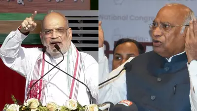 BJP Slams Kharge's 'Illiterate' Remark, Shah Calls Congress Threat to Democracy