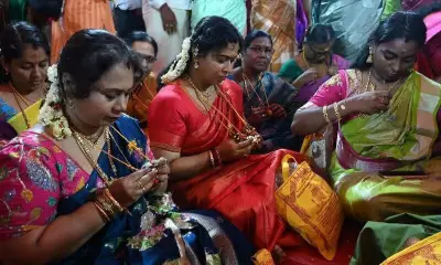Celestial Wedding of Goddess Meenakshi and Lord Sundareswarar Held in Madurai