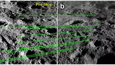 Chandrayaan-3's Lunar Hop Reveals Moon's Layered Surface Structure