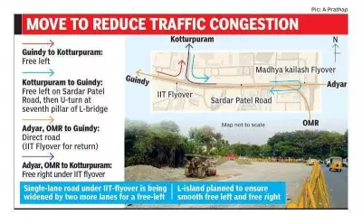 Chennai's Gandhi Mandapam Junction to Be Signal-Free After Road Widening