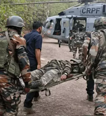 CRPF CoBRA Jawan Injured in IED Blast During Combing Operation in Saranda Forest
