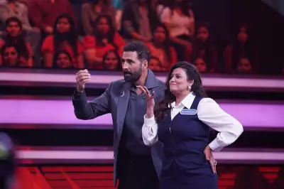 Devanggana Chauhan Spins Wheel of Fortune with Akshay Kumar