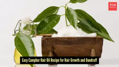 DIY Camphor Hair Oil: Beat Summer Dandruff and Itchy Scalp Naturally