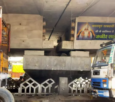 Duct Spaces Under Amritsar's Elevated Road Near Golden Temple Pose Security Risk