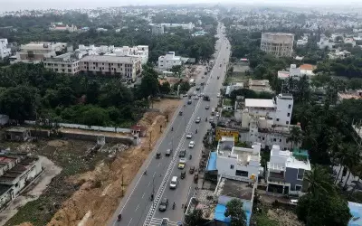 ECR widening from Thiruvanmiyur to Akkarai 85% complete, to finish in 2 months
