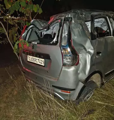 Four family members killed in car crash on Delhi-Mumbai Expressway in Gujarat