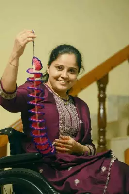 From Spinal Injury to Success: Poornima K's Crochet on Wheels Journey