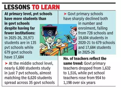 Goa's Education Exodus: Private Schools Surge as Government Institutions See Declining Enrolment