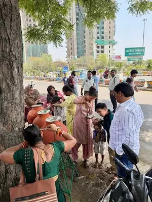 Greater Noida Residents Install Water Pots, Sparrow Nests to Beat Heat