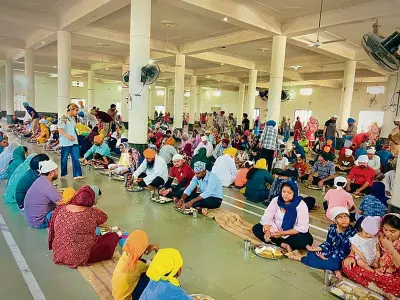Historic Sahnewal Gurdwara Sees Massive Baisakhi Devotee Influx in Ludhiana