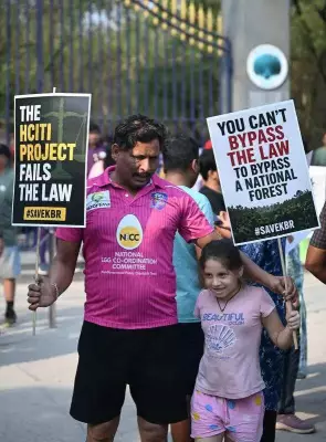 Hyderabad Residents Protest Road Projects Threatening KBR National Park