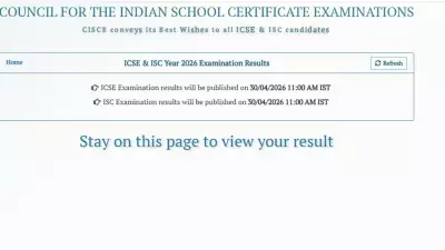 ICSE ISC Results 2026 Link Activated at results.cisce.org